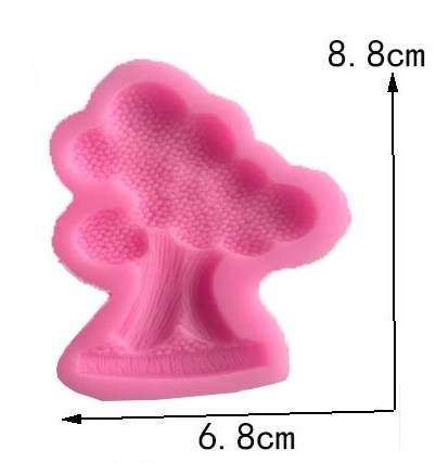 Khuôn Silicon - Cây Xanh 5.5x7.6cm