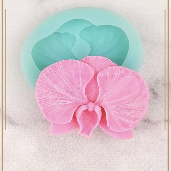 Khuôn Silicon - Hoa Lan 5cm chung thùng 4232