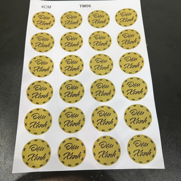 Decal Chủ Đề Trung Thu - Tem Nhân Bánh