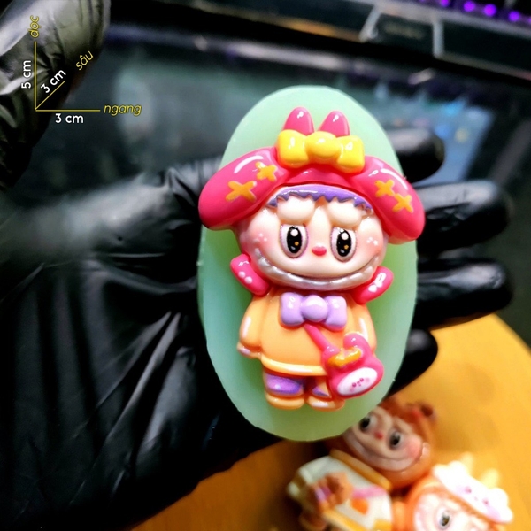 Khuôn Silicon - Labubu Nhỏ - Áo Túi Melody