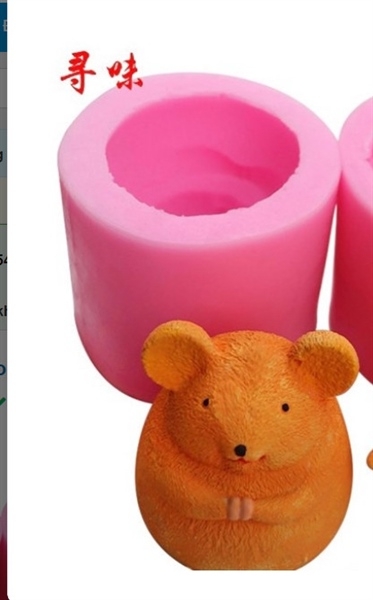 Khuôn Silicon - Động Vật - Chuột Chấp Tay sl80k