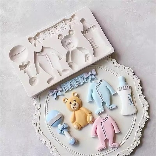 Khuôn Silicon - Bình Bú - Bình 8x4cm