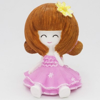Khuôn Silicon - Búp Bê Ngồi Lớn 8.3*10.3*8.8Cm