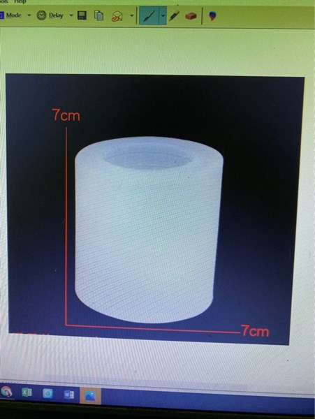 Khuôn Silicon - Hủ Vàng - 7cm Đứng