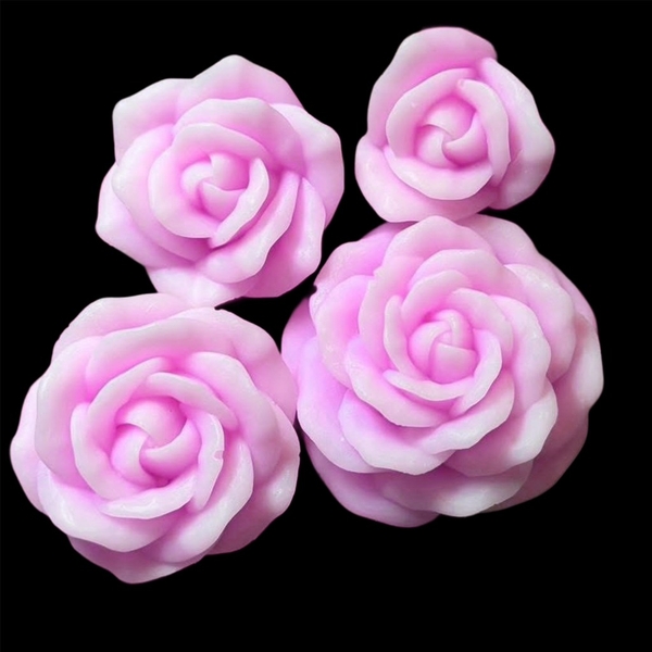 Khuôn Silicon - Hoa Hồng Nở J - 5cm J120