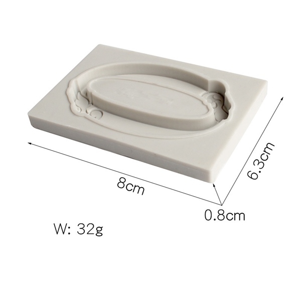 Khuôn Silicon - Số 0-9 - Số Hoa Văn 5cm