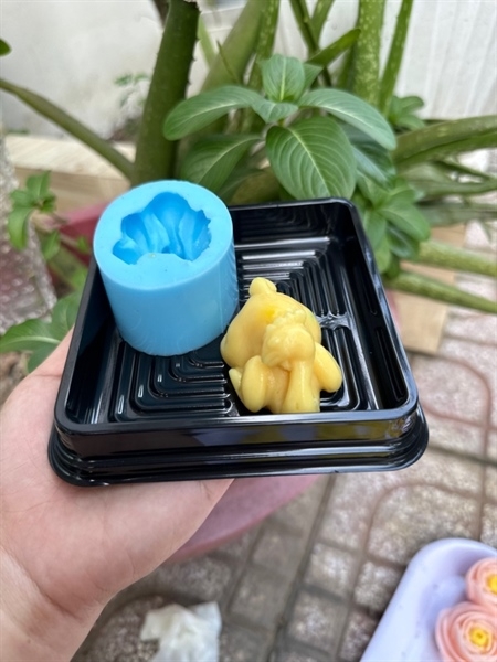 Khuôn Silicon - Động Vật - Con Gà Quay 5cm