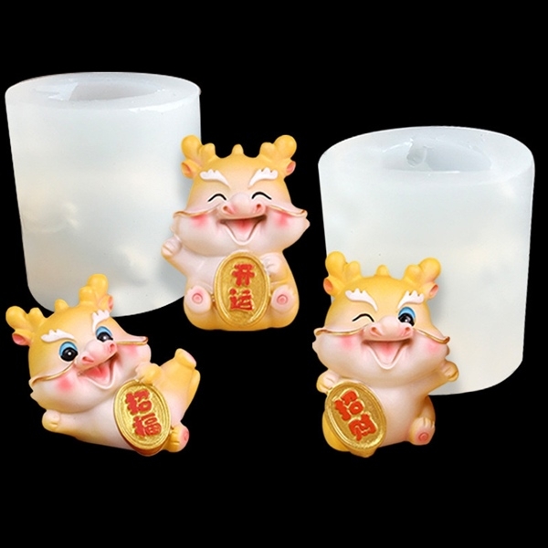 Khuôn Silicon - Động Vật - Rồng Cười