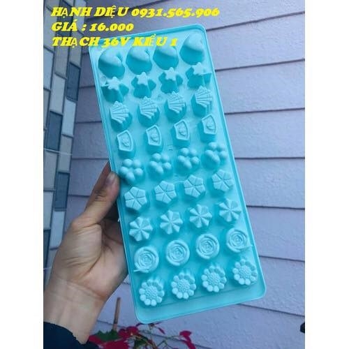 Khay Đá Nhựa VT - KD13 - TH 36c - Hoa Sao Sò Tim