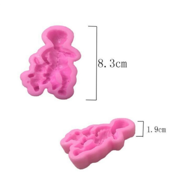 Khuôn Silicon - Em Bé - Set 2 Bé Trai Gái