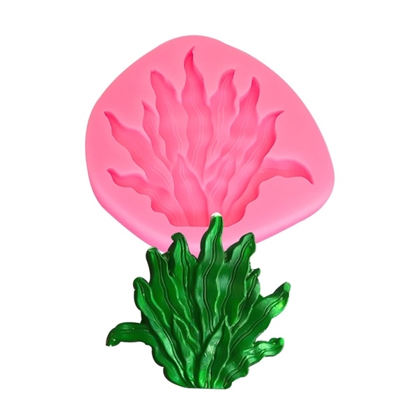 Khuôn Silicon - Lá Bụi Cỏ - Bụi Cỏ 7cm Dẹp