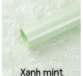 Giấy Nhăn Bó Hoa - Xanh Lá - Sấp 20 Tờ