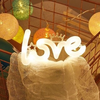 Đèn LED Nhấp Nháy - PKD - Dùng Pin - Chữ LOVE