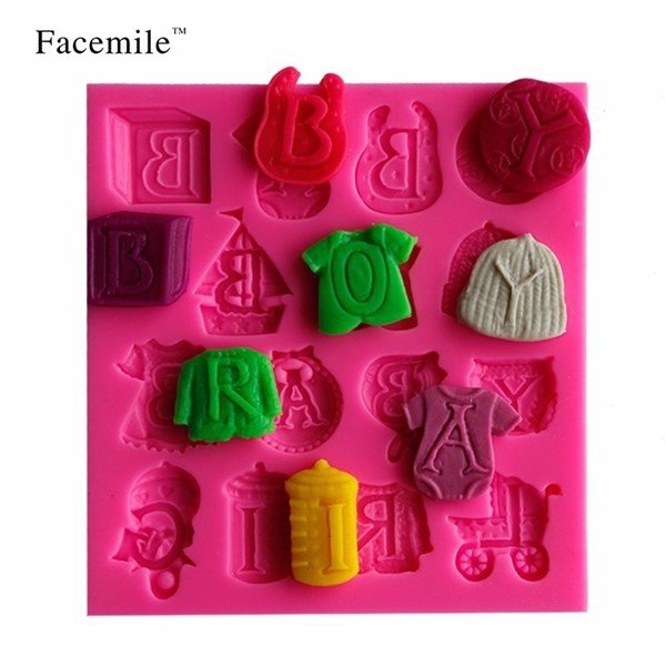 Khuôn Silicon - Quần Áo - Xe Nôi Áo Đồ Ngủ Nón