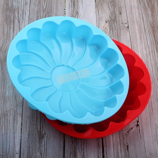 Khuôn Silicon - Đế - Cúc Khía Lớn 23 Cm