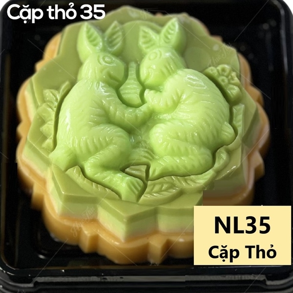 Khuôn Nhựa RCNL - NL35 - 2 Con Thỏ