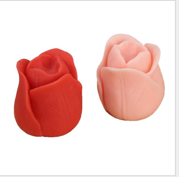 Khuôn Silicon - Hoa Hồng Lai - Nụ Tulip - 3.5cm