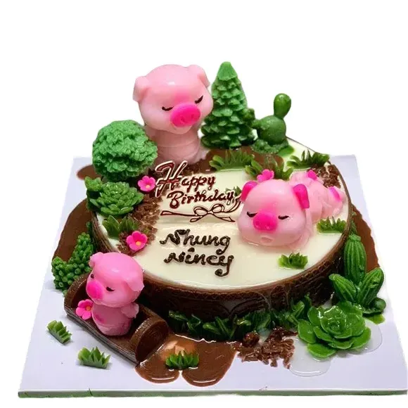 Khuôn Silicon - Khúc Gỗ - 4.5x2.8cm