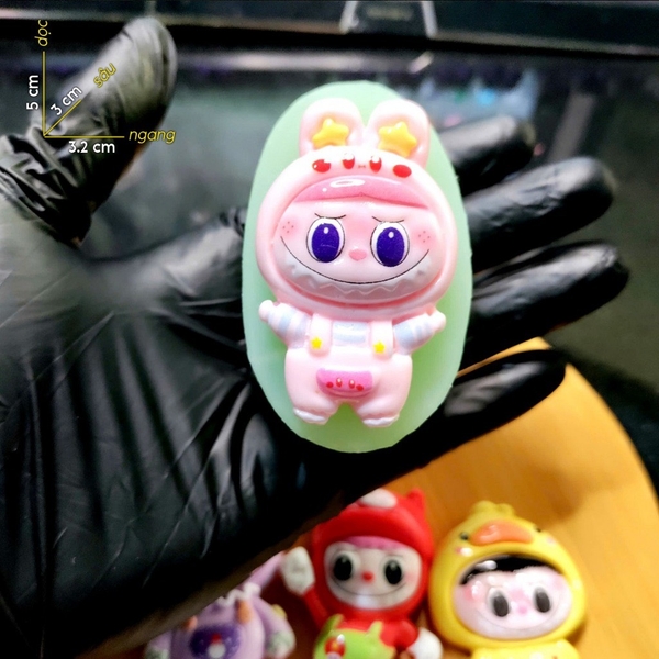Khuôn Silicon - Labubu Nhỏ - Áo Baby 2 Sao