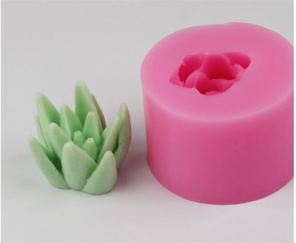 Khuôn Silicon - Sen Đá TIA - 3.9cm - Nhọn