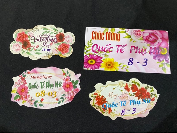 Bảng Giấy 8-3 14-2 - 14cm 19cm Sấp 50 Tờ 1 Mẫu