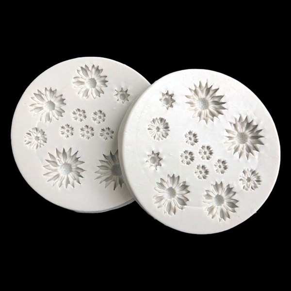 Khuôn Silicon - Hoa Cúc Dẹp TH 13c - 0.8 > 2.3cm