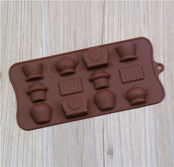 Khuôn Silicon - Bánh Bình Tách Trà