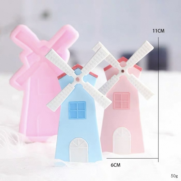 Khuôn Silicon - Cối Xây Gió To 11cm