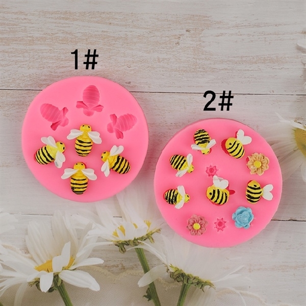 Khuôn Silicon - Côn Trùng - Con Ong 7c