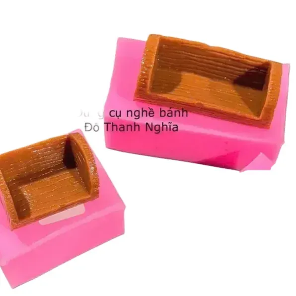 Khuôn Silicon - Khúc Gỗ - 4.5x2.8cm