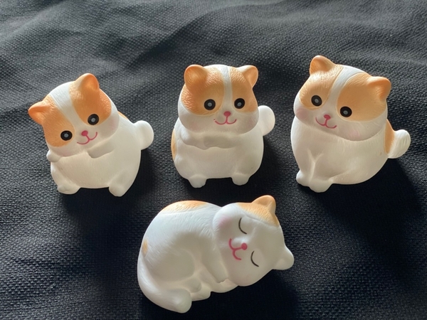 SET 4 CON MÈO- PHỤ KIỆN TRANG TRÍ BÁNH PKD