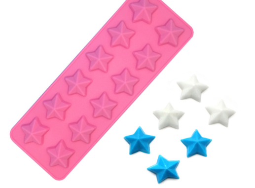 Khuôn Silicon - Bầu Trời - Ngôi Sao - Vĩ 3.6cm 12c
