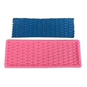 Khuôn Silicon - Viền Mảng 2D - Đan Lưới Có Bo 15.5x5.5cm