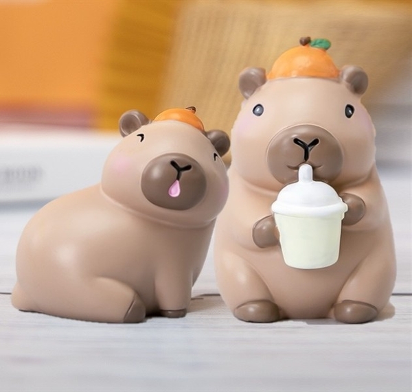 Combo 2 Khuôn Silicon Capybara 1 Mảnh
