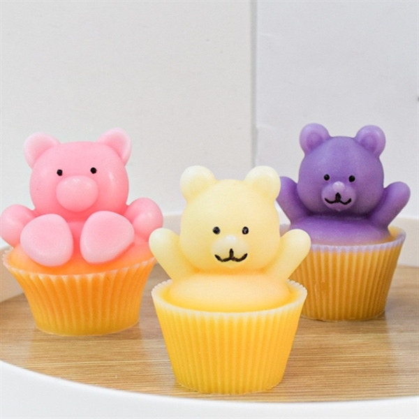 Khuôn Silicon - Động Vật - Gấu Giơ Tay 5.5cm