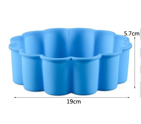 Khuôn Silicon - Đế - Hoa Mai 19cm cao 5.7cm Làm Mâm Cúng