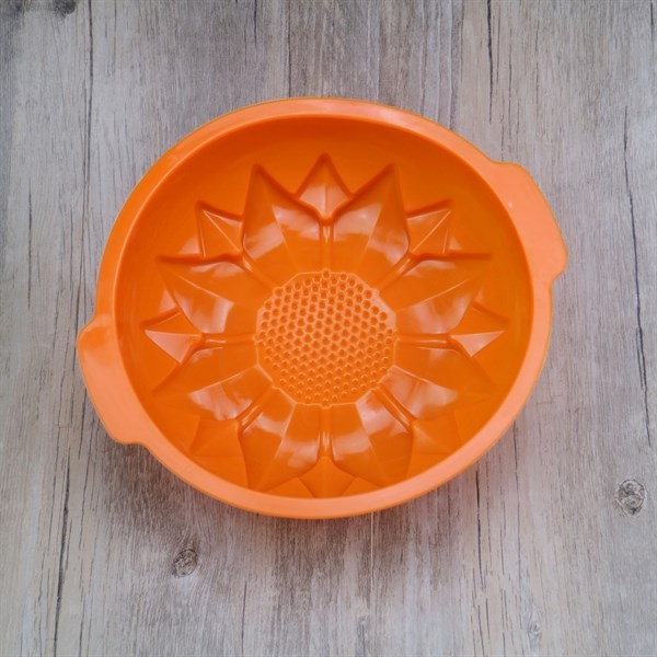 Khuôn Silicon - Đế - Hoa Hướng Dương 19.5 Cm Cao 7.8 Cm