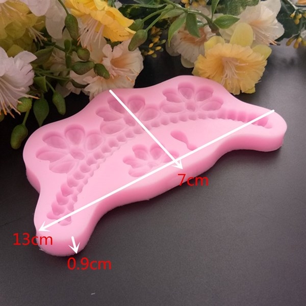 Khuôn Silicon - Viền Họa Tiết - Vòng Cổ Họa Tiết