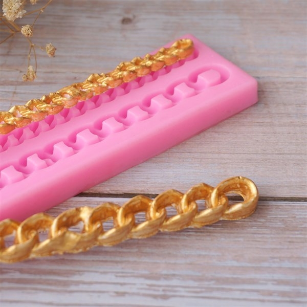 Khuôn Silicon - Viền Chuỗi Dây - Xích 2c - 27cm