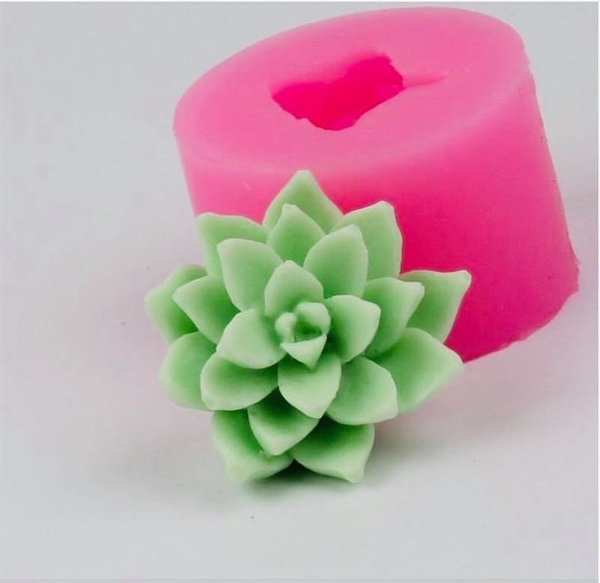 Khuôn Silicon - Sen Đá Đất  Nở 4.6cm