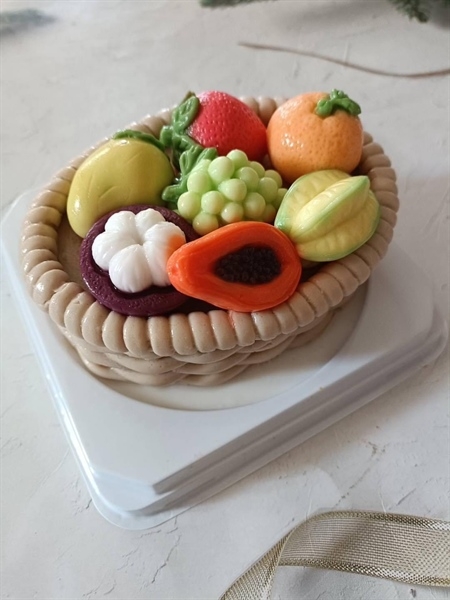 Khuôn Silicon - Đế - Đan - Đế Oval 12cm