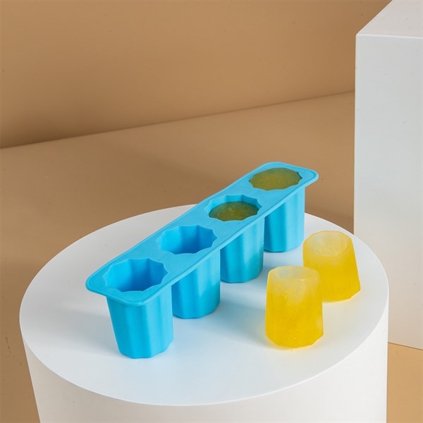 Khuôn Silicon - Bia - Chữ Nhật - Ly 4cm H5 Vĩ 4c