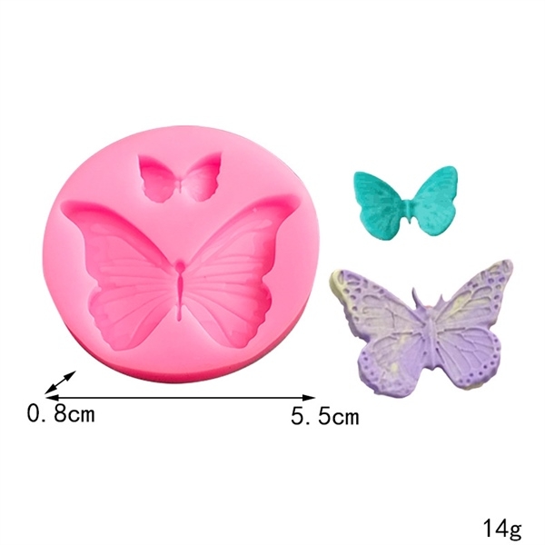 Khuôn Silicon - Động Vật - Bướm - Set 2 Vĩ 5 Con