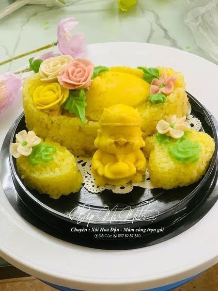 Khuôn Silicon - Ông Thần Tài Ôm Thỏi Vàng Nhỏ 3.5cm