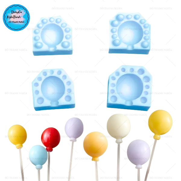 Khuôn Silicon Mochi Bi Tròn 3cm