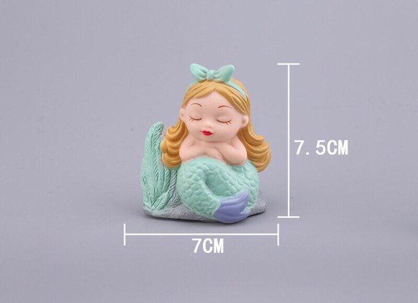 Tượng Thiên Thần - Tiên - Búp Bê Nhựa - PKD - Tiên Cá Nằm - 9cm