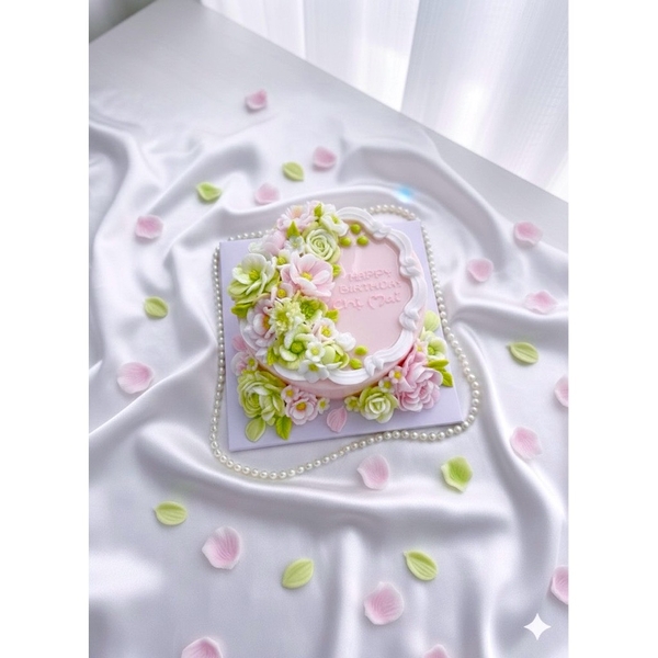 Khuôn Silicon - Viền Chuỗi Dây - Viền Cong  16cm