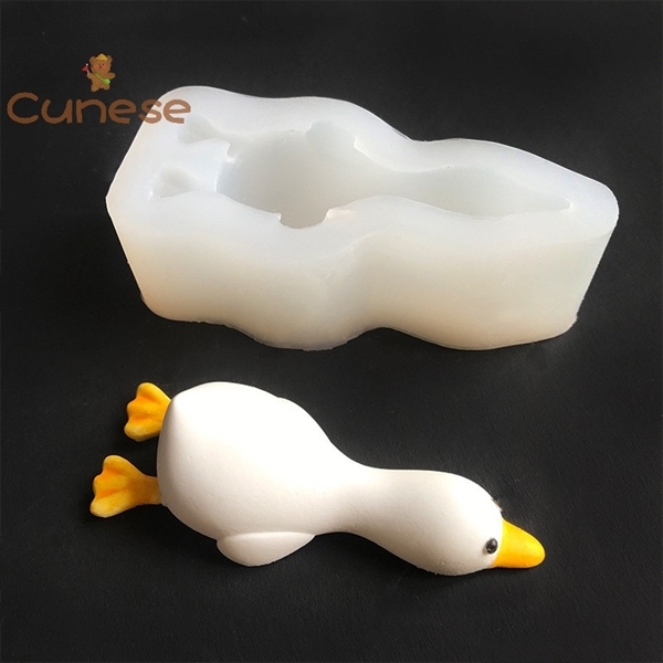 Khuôn Silicon - Động Vật - Vịt Nằm Dài 10cm