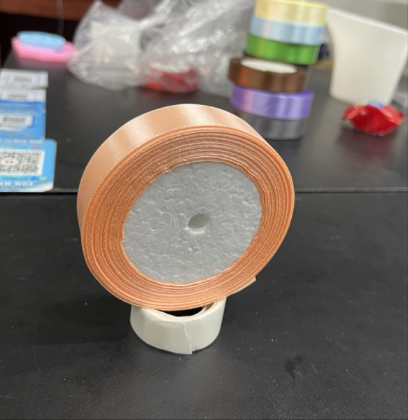 Ruy Băng Trang Trí - Thường - 2cm -Kem