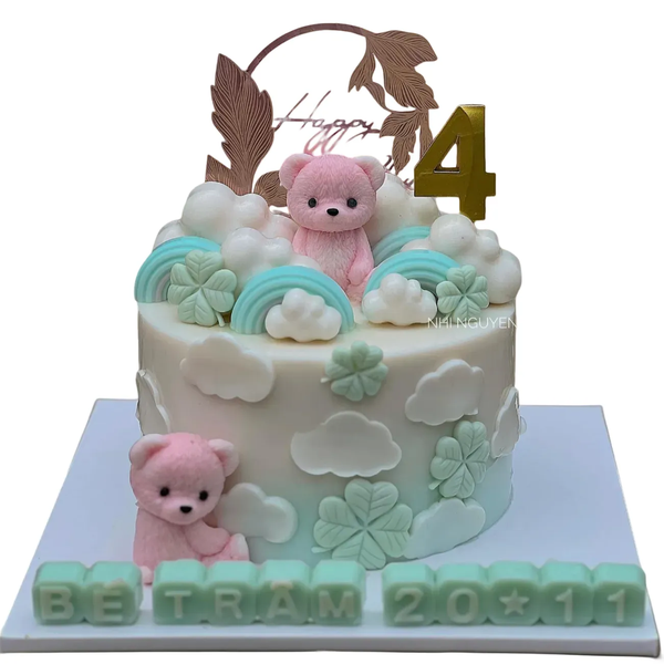 Khuôn Silicon - Động Vật - Gấu Ngồi 6cm